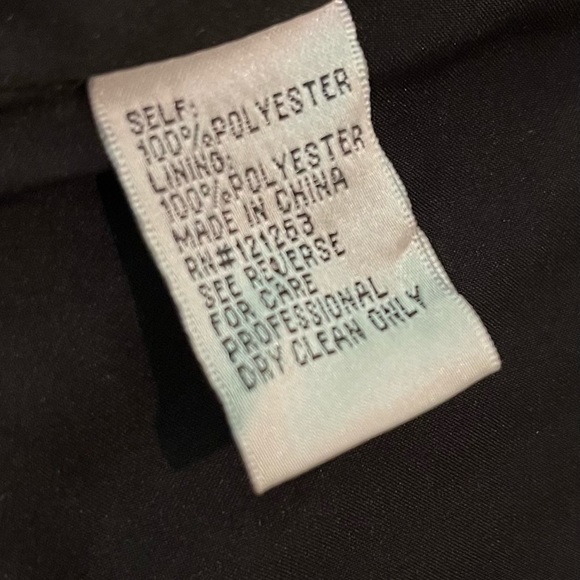 MIKAEL AGHAL rose embroidered strapless black and gold  gown, size 2 - Picture 9 of 11